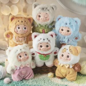 GGbond猪猪侠猪咪搪胶毛绒挂件盲盒